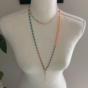 Stella & Dot Poppy Lariat Necklace